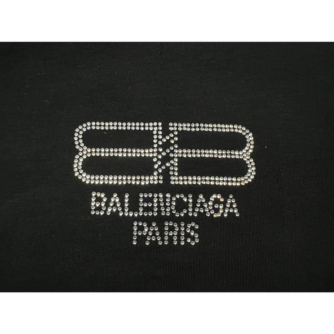 Balenciaga Black T-Shirt Without Collar