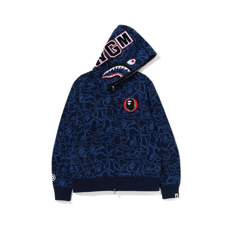 BAPE Line Camo Shark Full Zip Hoodie A Bathing Ape &
