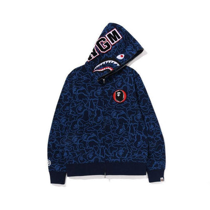 BAPE Line Camo Shark Full Zip Hoodie A Bathing Ape &