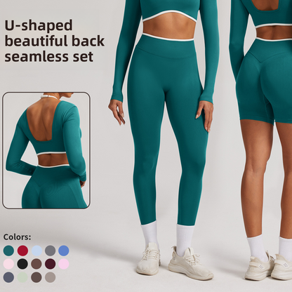Seamless High Waist Yoga Set