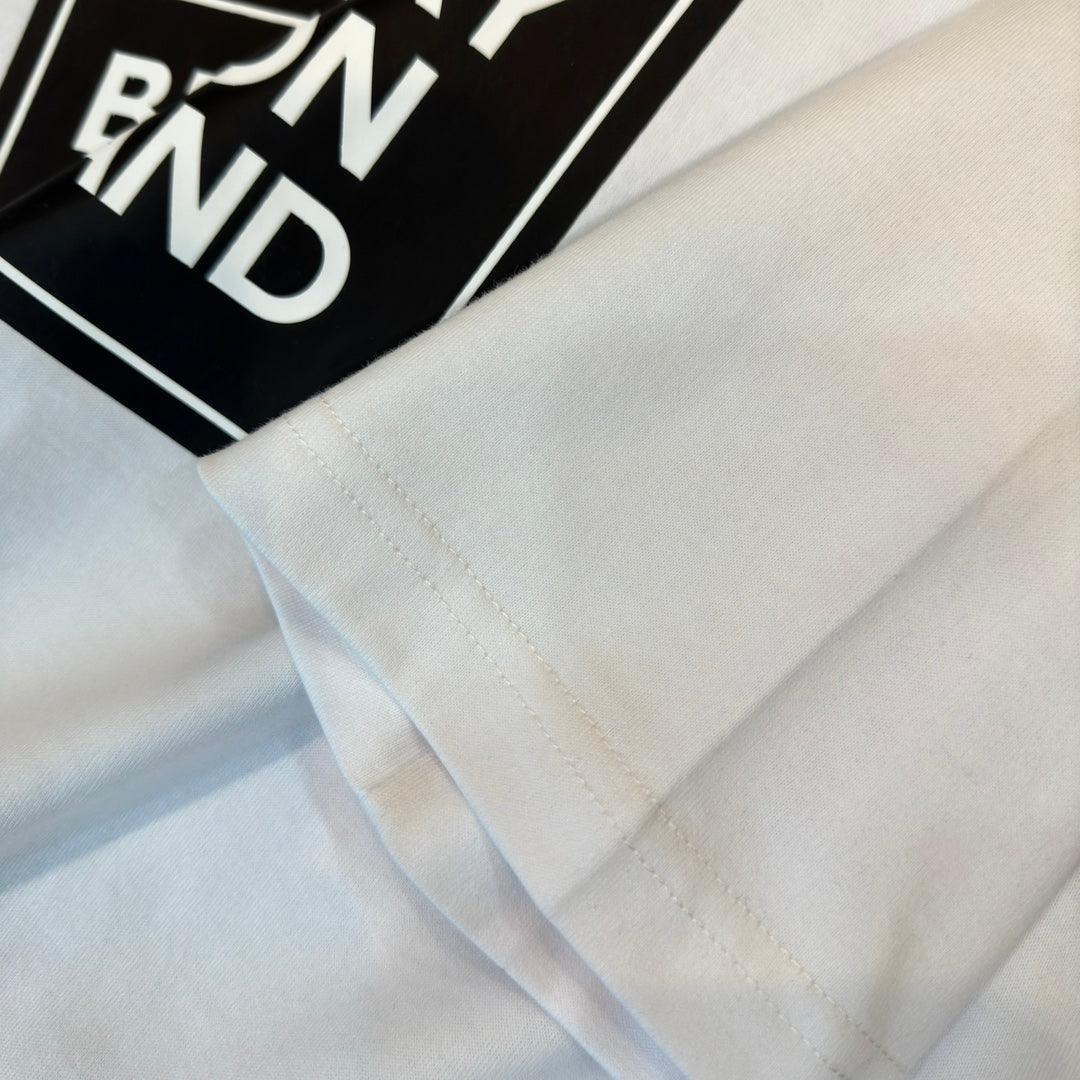 Burberry White T-Shirt Without Collar