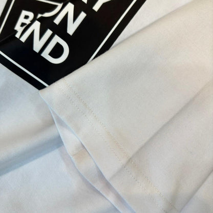 Burberry White T-Shirt Without Collar