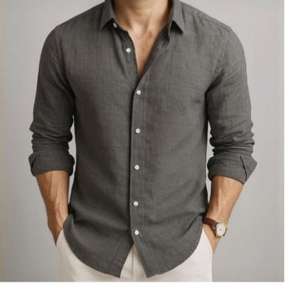 Mens Casual Long Sleeve Shirt