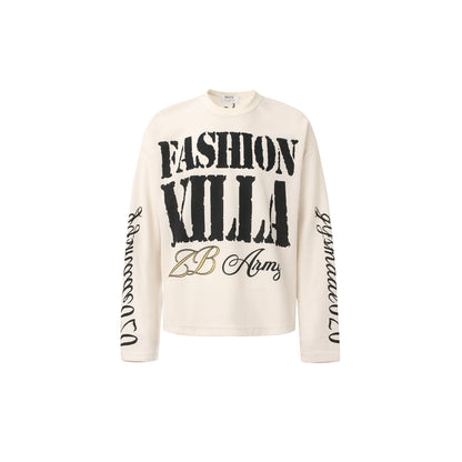 High Sense Letter Print Design Men&