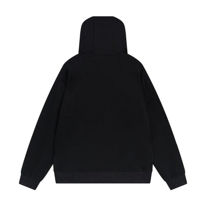 Dior Classic Letter Embroidered Hoodie Black