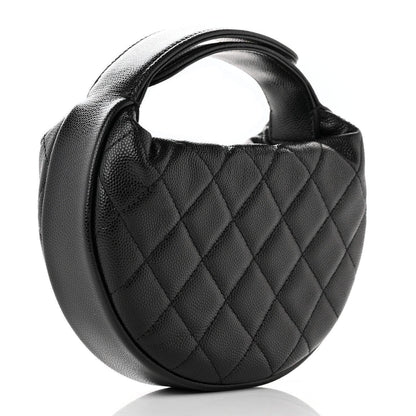 Chanel  Caviar Quilted Polly Pocket Pouch Hobo