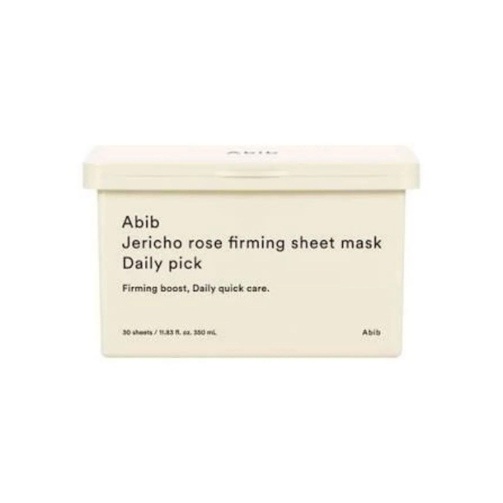 Abib Jericho Rose Firming Sheet Mask Daily Pick 30 Sheets