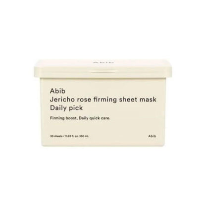 Abib Jericho Rose Firming Sheet Mask Daily Pick 30 Sheets