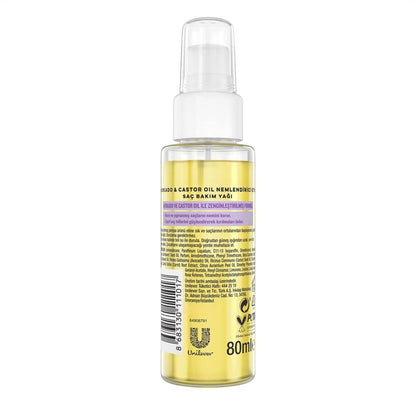 Elidor Avocado &amp; Castor Oil Hydrating Hair Oil 80 ml