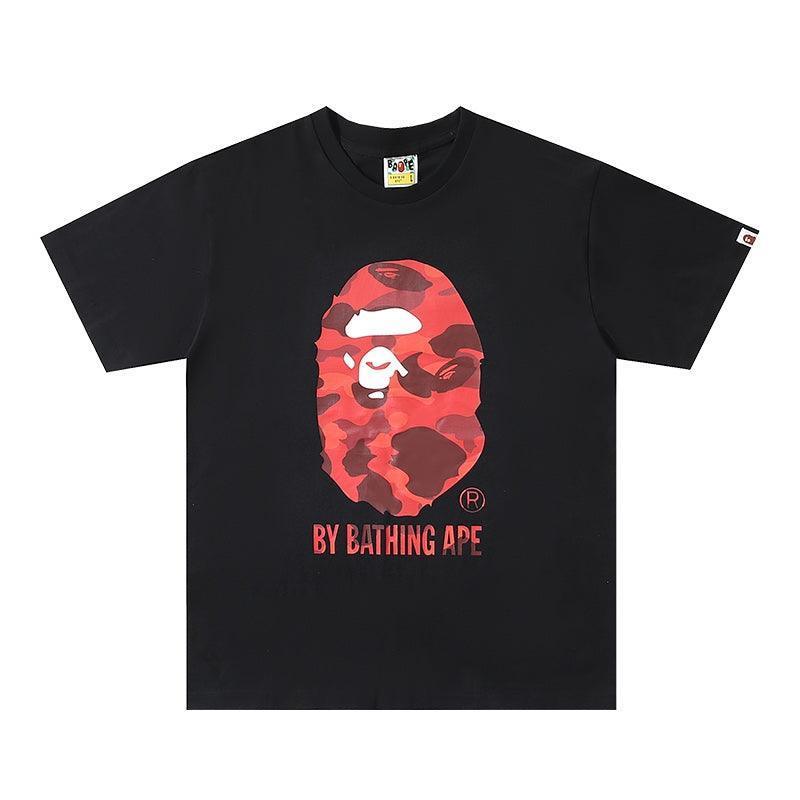 Bathing Ape Black T-Shirt without Collar
