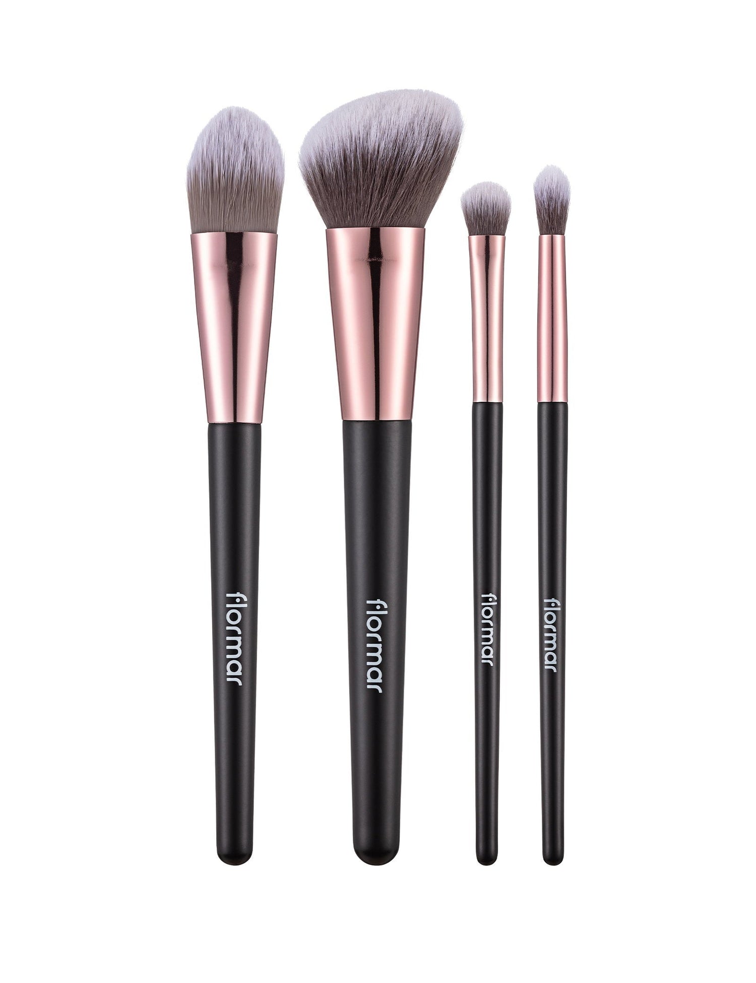 Flormar Makeup Brush Set with Travel Pouch 4 Pieces