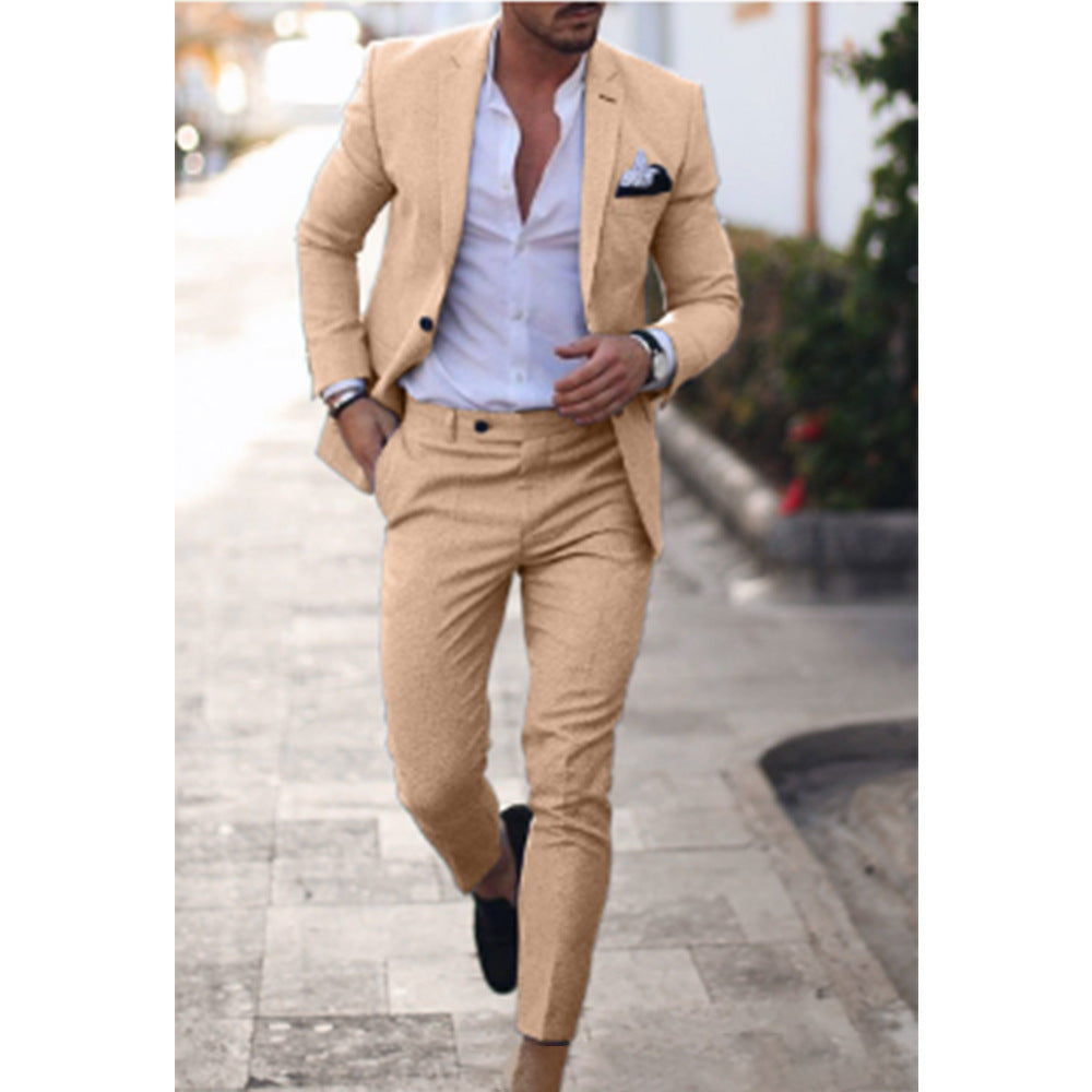 Digital Print Slim Fit Suit Set