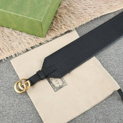 Gucci GG-buckle canvas Women belt &