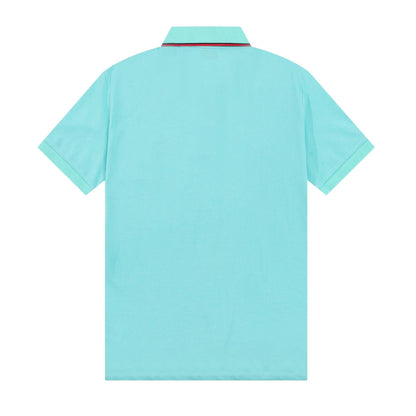 Burberry Light Blue T-Shirt With Collar