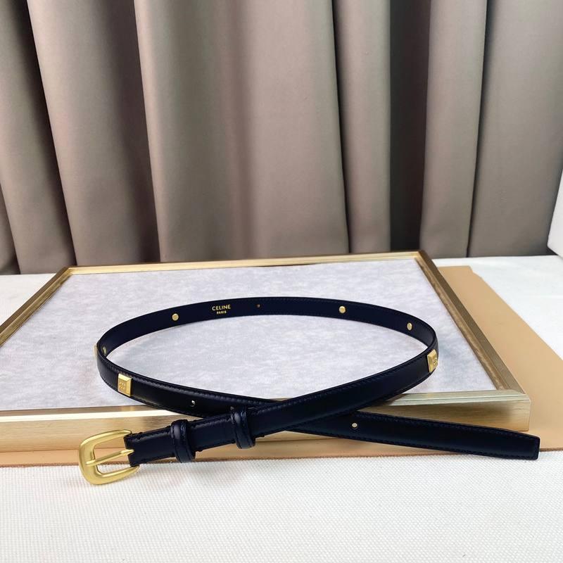 Celine Women Gold Buckle Belt &