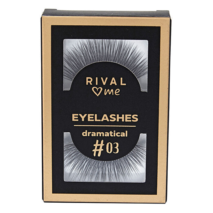 Rival Loves Me Fake Eyelashes No:03 Dramatic - 1 Pair | Natural &amp; Lightweight