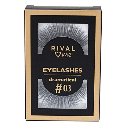 Rival Loves Me Fake Eyelashes No:03 Dramatic - 1 Pair | Natural &amp; Lightweight
