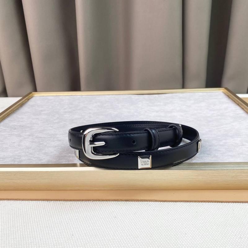 Celine Women Silver Buckle Belt &