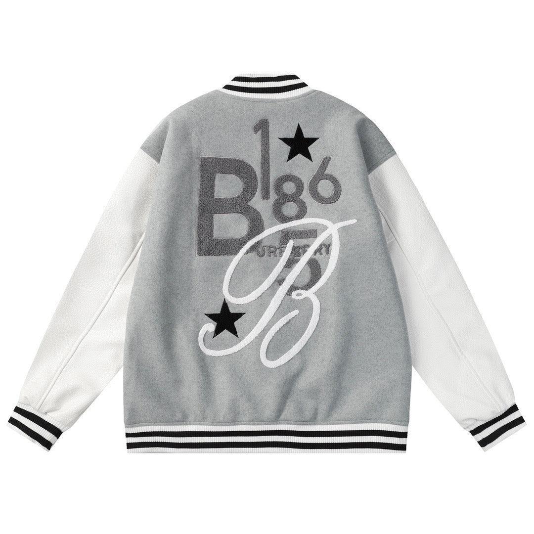 Burberry Gray Felton Bomber Jacket