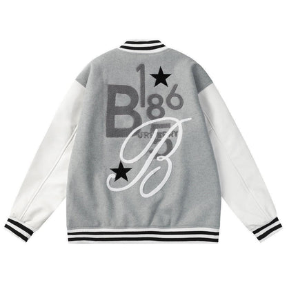 Burberry Gray Felton Bomber Jacket