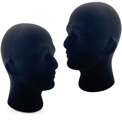 Foam Flocked Display Head for Glasses Wigs Accessories