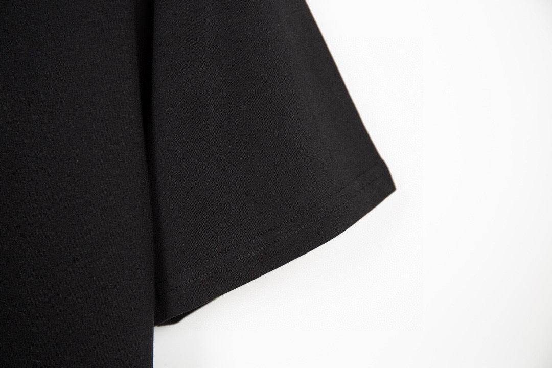 Gucci T-Shirt Without Collar | Black Cotton Tee – Effortless Style