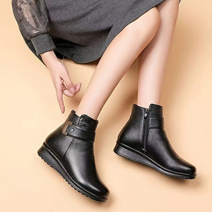 Fleece-Lined Womens Winter Boots