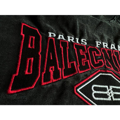 Balenciaga Black T-Shirt Without Collar