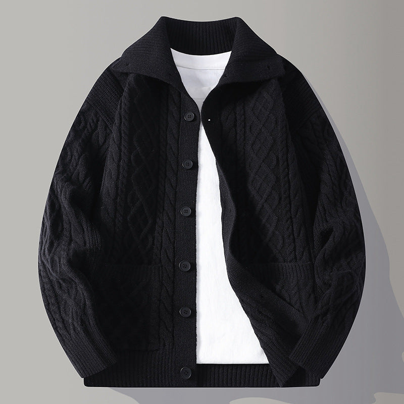 Mens Casual Cardigan Sweater