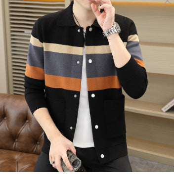 Casual knit jacket
