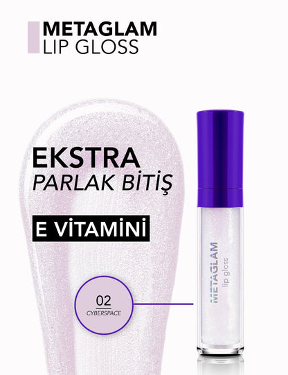 Flormar Metaglam Hydrating &amp; High-Shine Lip Gloss 5ml
