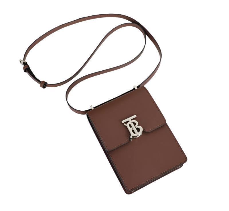 BURBERRY Valencia Tb Leather Crossbody Pouch