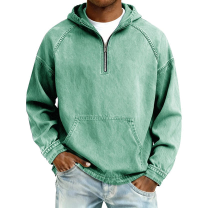 Mens Denim Jacket with Zipper