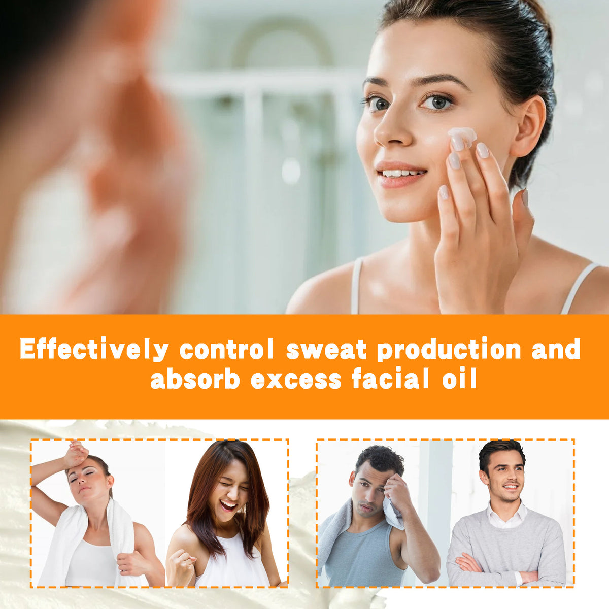 Facial Sweat Absorbing Lotion for Oil Control