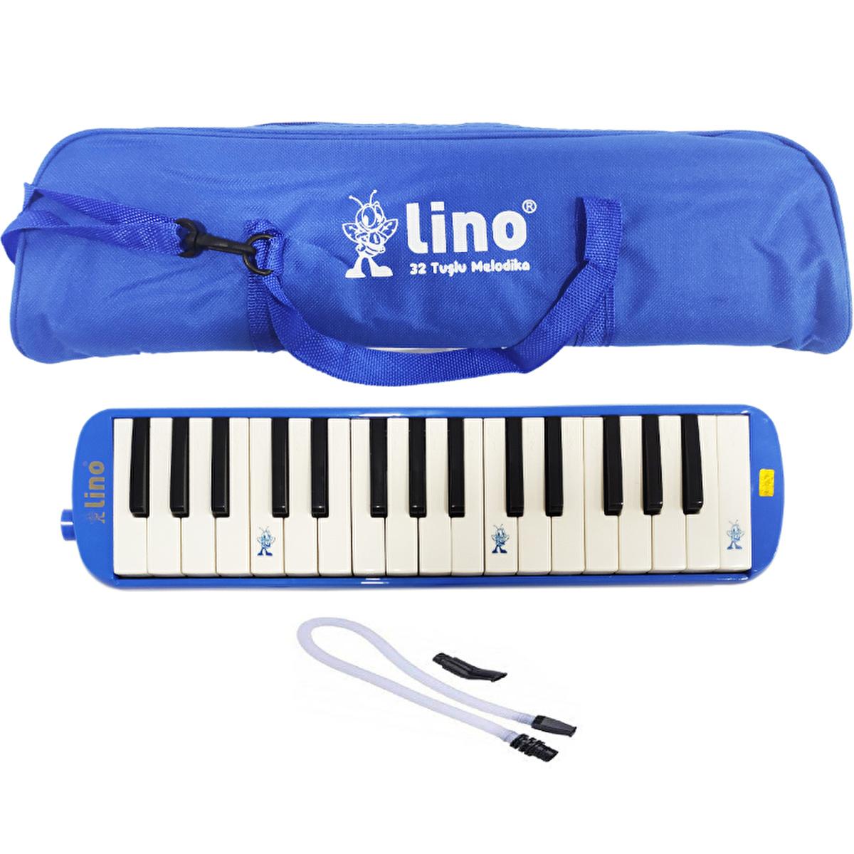Lino Melodika 32-Key Musical Instrument with Embossed Notes &amp; Stainless Copper - Portable Music Education Tool
