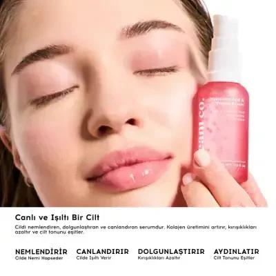 Cream Co. Skincare Serum Set - Hyaluronic Acid &amp; Peptide Duo for Hydration &amp; Anti-Aging