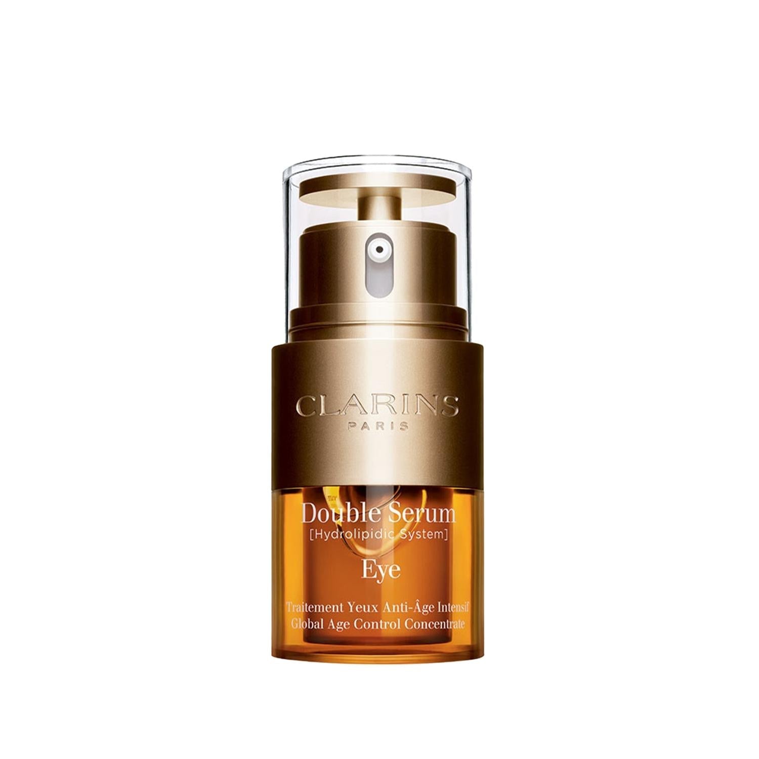 Clarins Double Serum Eye: Anti-Aging Eye Serum, Reduce Wrinkles &amp; Dark Circles - Best Eye Serum 20ml