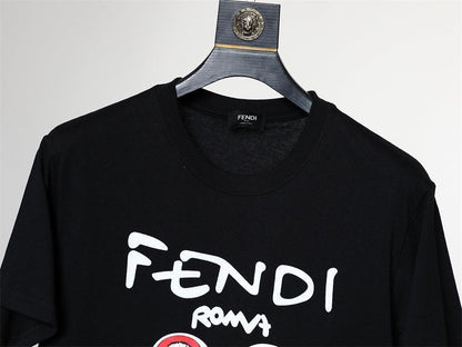 Fendi Roma T-Shirt without Collar &