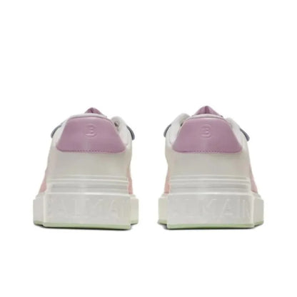 BALMAIN B-Court Flip Leather Sneakers