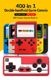 3.0 inch retro portable mini handheld video game console with 3.0 inch LCD screen and built-in 400 classic games