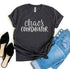 Chaos Coordinator T-shirt made of premium ring spun cotton with soft textile flex print by Bella Canvas