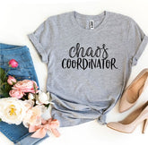 Chaos Coordinator T-shirt in soft ring spun cotton with high-quality flex print by Bella Canvas
