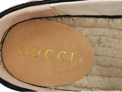 Gucci GG Matelassé Espadrille Marmont Flat Slip On