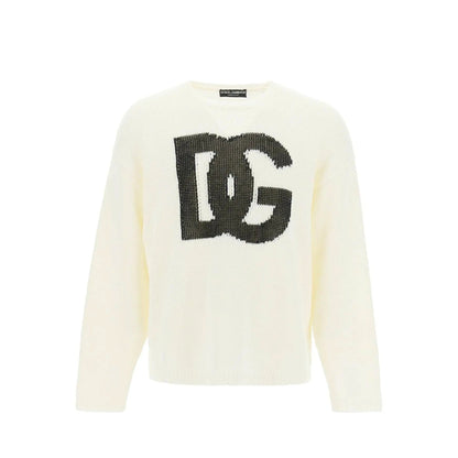 Dolce &amp; Gabbana Linen Logo Sweater