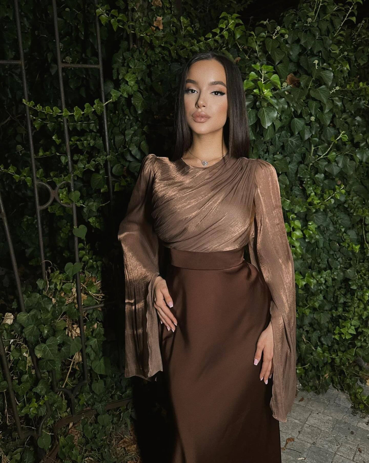 Womens Bat Sleeve Dress