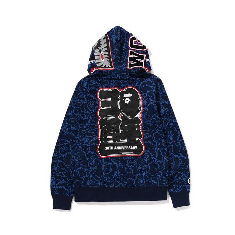 BAPE Line Camo Shark Full Zip Hoodie A Bathing Ape &