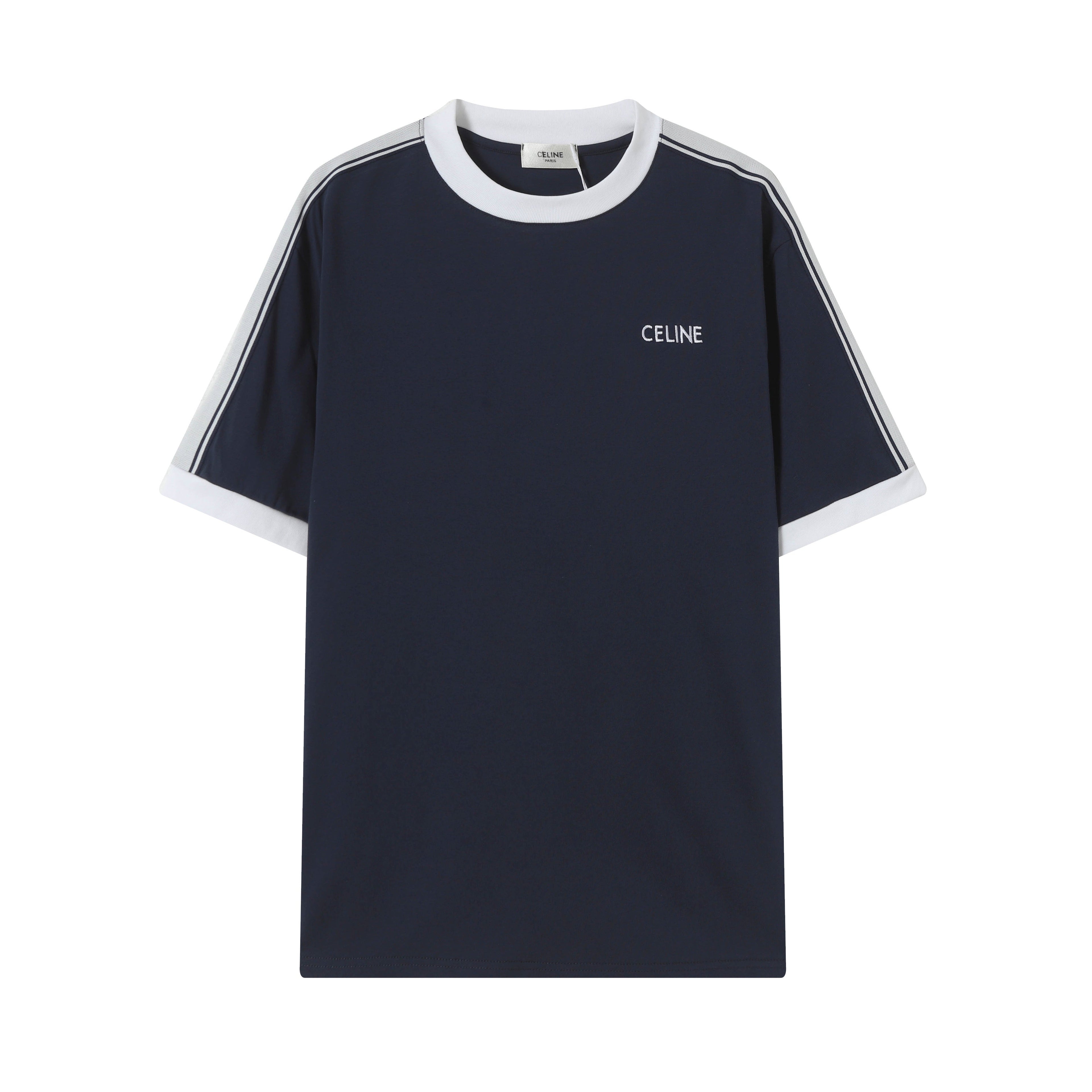 CELINE PARIS loose t-shirt in cotton jersey
