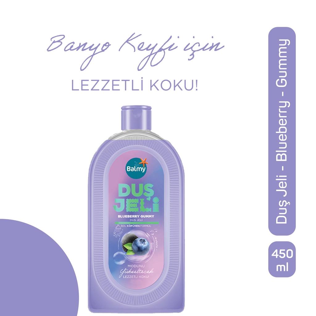 Balmy Blueberry Sugar Shower Gel for Soft Skin 450 ml
