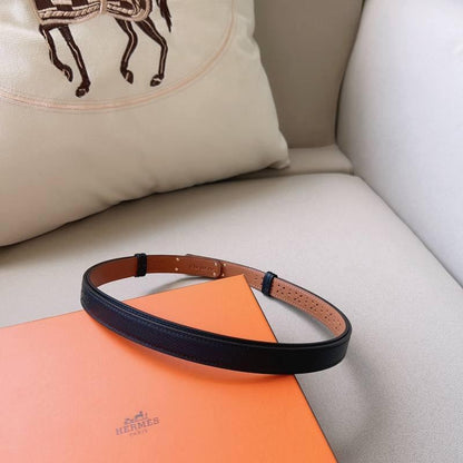 Hermes Men Gold Buckle Belt &