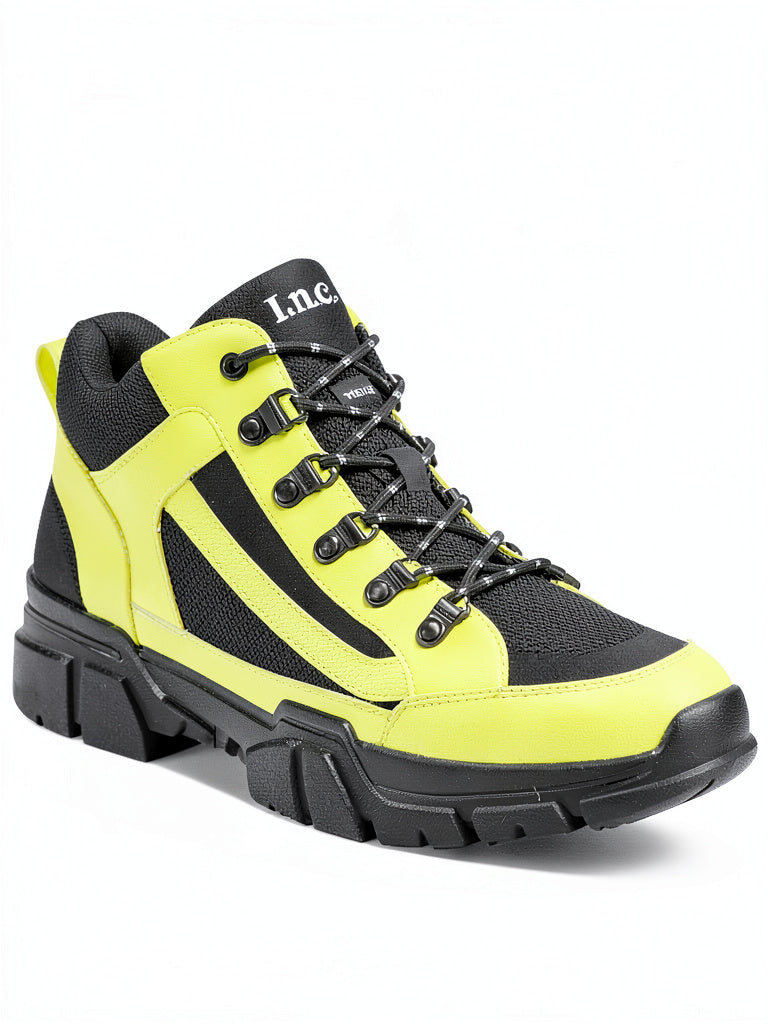 I.n.c. Mens Titus Hybrid Boots, Size 10M/Yellow